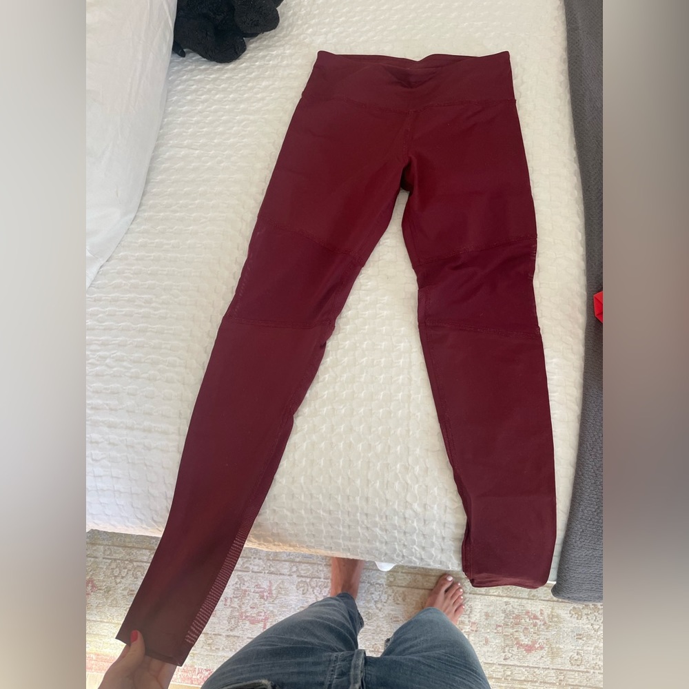 VARLEY sycamore legging - XS - great condition - burgundy